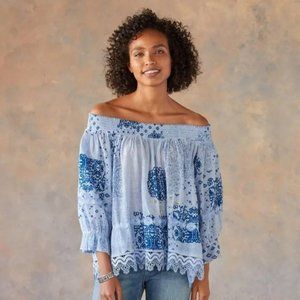 Anthropologie Raga Makana Off the Shoulder Tunic Size S